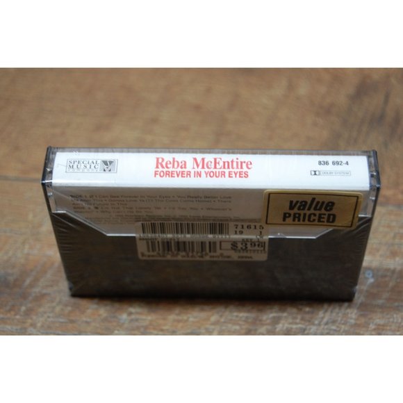 Reba McEntire Forever In Your Eyes Cassette Tape NEW SEALED - Picture 3 of 3